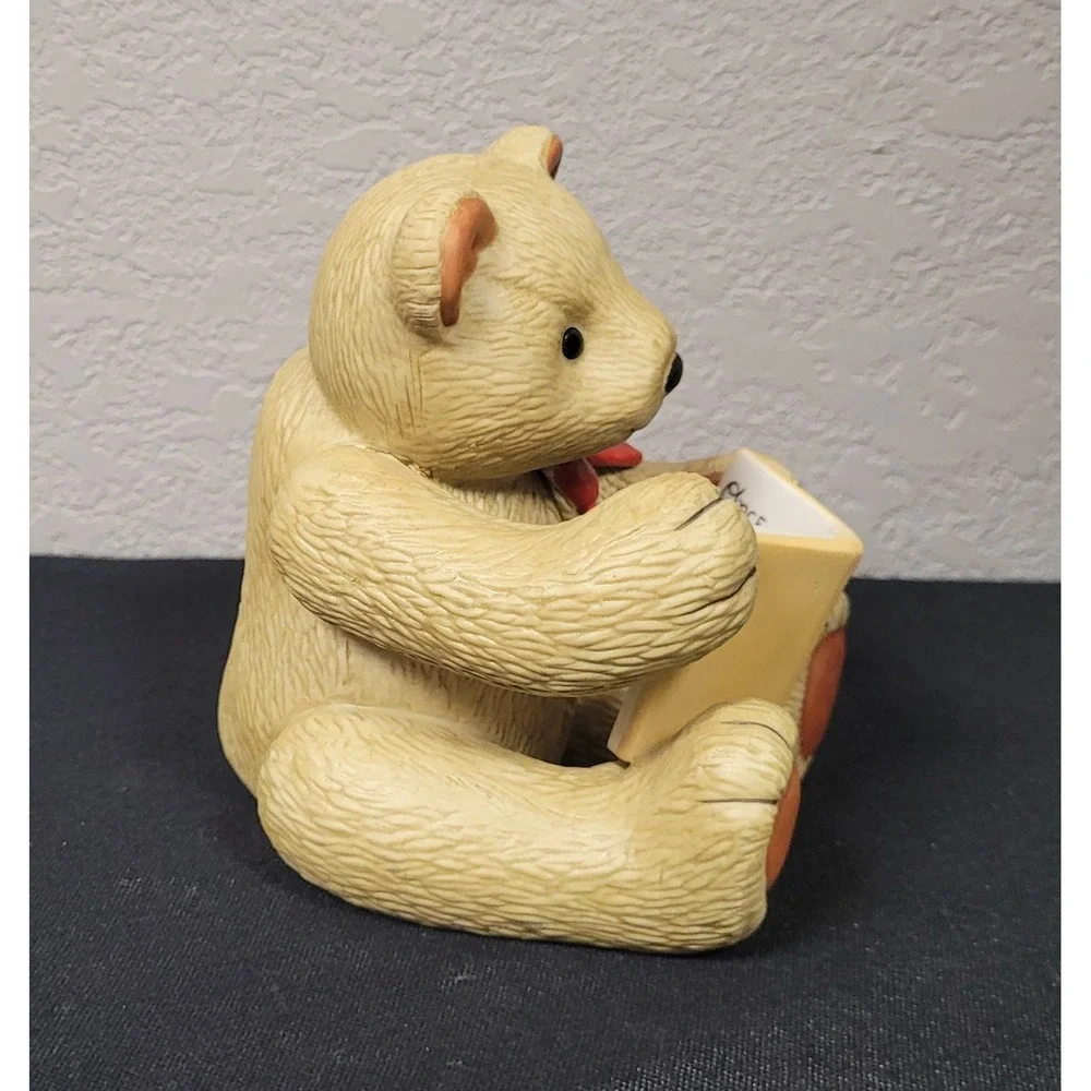 Vintage 1983–1984 Gunderbear by Gund Ceramic Teddy Bear Figurine